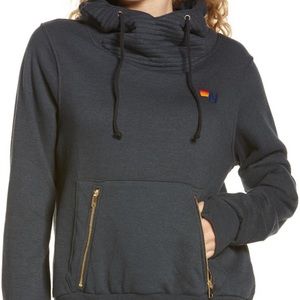 Aviator Nation Ninja Hoodie in Charcoal